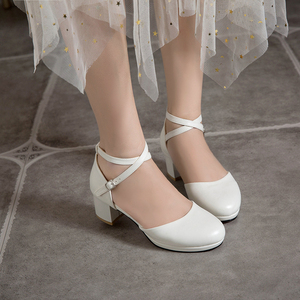 儿童婚纱高跟鞋女童