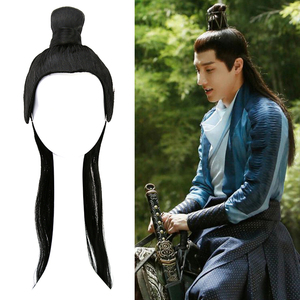 古装男头发古发假发