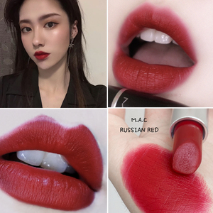 李佳琦推荐魅可mac口红612russian red 俄罗斯红 暗红色哑光持久