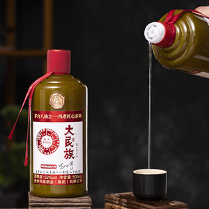 贵州大民族酱香型53度白酒 冯小宁亲调 民族酒厂酱酒 500ml