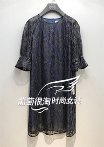 tengs/滕氏女装正品国内代购2022年春夏短袖连衣裙17721a11754l2