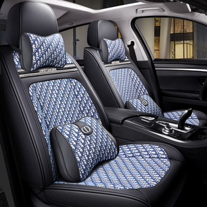 座包套汽车坐垫四季通用大众新朗逸宝来速腾亚麻布艺夏季座套全包