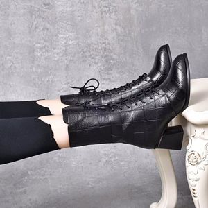 品牌巨圣名典惠特卓怡官方旗舰店正品新款圣帝罗中筒靴子 女鞋