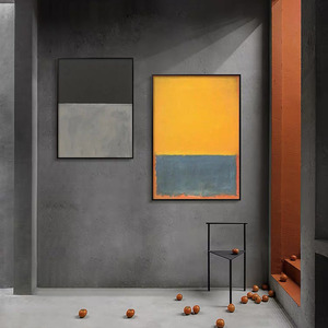 极简挂画马克罗斯科抽象画现代简约玄关过道走廊艺术画装饰画客厅
