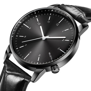 沃力仕/wlisth商务休闲男士手表简约防水皮带石英表贴牌定制