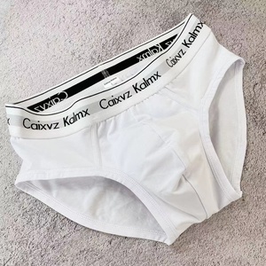 ck内裤男三角裤纯棉抗菌透气无痕中大学生男士三角短裤头潮裤衩帅