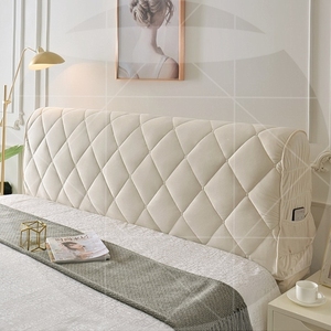 床背床头套罩布艺公主风加厚防撞韩版一米八床头罩全包罩子可定制