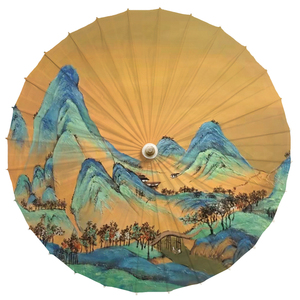 千里江山同款非遗古风油纸伞舞蹈古装伞防雨防晒实用雨伞春晚同款