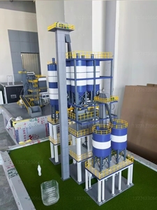 污水处理浓缩罐模型 污水处理厂沙盘模型 废水废气处理模型定制