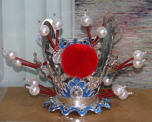 孙悟空头冠美猴王头饰戏曲头饰紫金冠帽子头饰戏剧舞台演出用品金