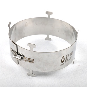 工厂直销304不锈钢法兰保护套防护罩钢带耐酸碱泄漏管道防喷溅