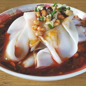 贵州特产小吃凉皮凉粉卷粉5斤贵州遵义米皮凉拌卷粉送调料包现做