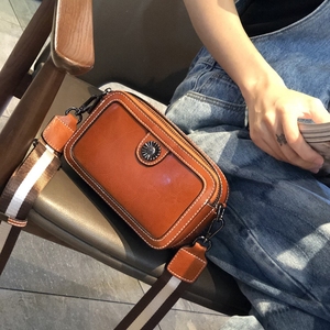 香港代购包包女mavis&mk2021新款时尚单肩小方包简约斜挎包手提包