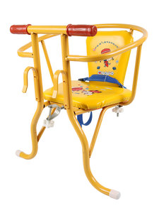 。婴儿自行车前挂椅 儿童单车坐椅挂椅前置后置两用