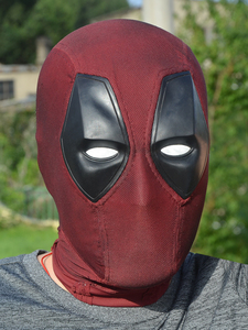 死侍头套面具贱贱cos漫威直播搞怪万圣节漫展狂欢夜恶搞道具