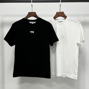 adds y-3春夏新款y3胶印印花字母短袖t恤男女情侣简约时尚半袖tee