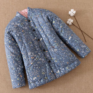 农村老式花棉袄纯棉花手工棉衣服女士冬装妈妈加厚保暖短款中老年