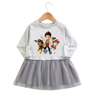 莱德队长毛毛阿奇衣服童装女童连衣裙可爱儿童裙子裙子春秋装春装