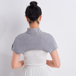 护颈肩坎肩开衫春夏薄款空调房护肩部防寒保暖护肩颈椎坎肩睡觉女