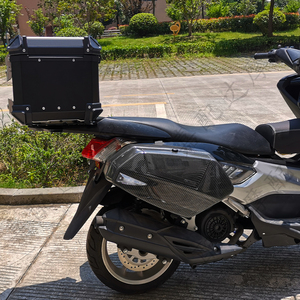 适用于雅马哈nmax155改装后尾箱猛士150铝合金后备箱防水行李箱