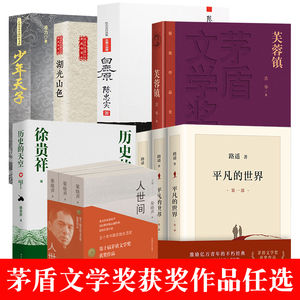 茅盾文学奖获奖作品白鹿原陈忠实历史的天空尘埃落定额尔古纳河右岸莫言蛙梁晓声全集芙蓉镇平凡的世界三册路遥正版原著矛盾