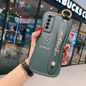 适用于华为nova7手机壳小蛮腰潮牌卡通熊nova7pro保护套pro男女mate30