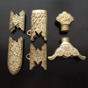 宝剑纯铜配件 君子剑黄铜装具 太极剑装具配件龙泉手工刀剑装饰品