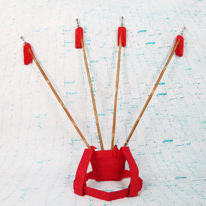 戏剧靠旗兜京剧戏曲服装配饰男女大靠旗杆旗棍滕杆靠板靠兜靠旗包