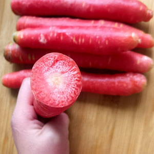 四川新鲜红萝卜脆甜沙地水果胡萝卜农家自种老品种红皮红心小萝卜