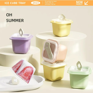 冻冰块模具家用食品级婴儿宝宝辅食浓汤冷冻盒制作可爱冰块的盒子