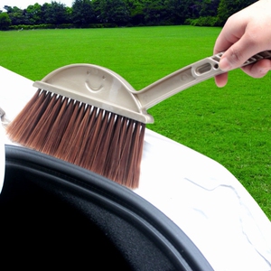 汽车刷车内清洁刷子软毛小扫把除尘刷小毛刷多功能空调出风口扫灰