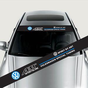 朗逸途观桑塔纳帕萨特大众polo朗行汽车贴纸 挡风玻璃前档贴拉花