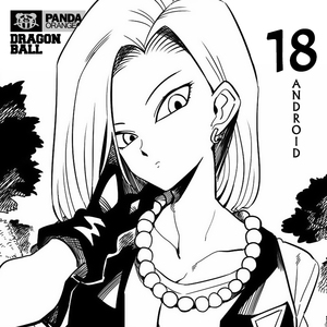 七龙珠联名t恤卡通动漫周边衣服人造人18号ins风学生短袖情侣装潮