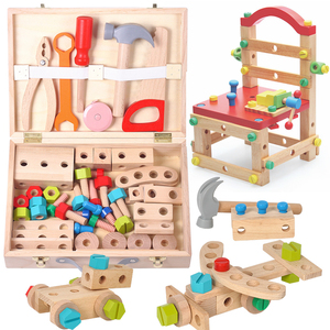 儿童螺母组合拆装拆卸工具拧螺丝拼装鲁班椅幼儿园科学区益智玩具