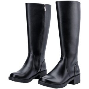 仪仗队马靴男士国旗班阅兵靴升旗手高筒靴表演靴护卫队皮靴女式靴