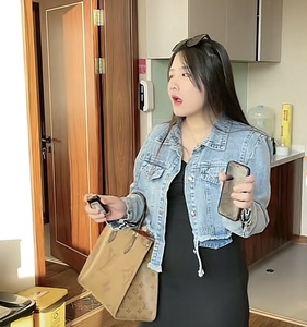 陈三废gg牛仔外套女短款韩版修身百搭高腰显瘦潮春秋季薄款宽松