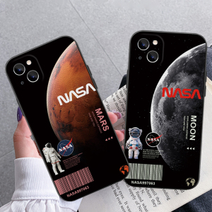 nasa苹果13手机壳iphone12promax新款十三mimi女款11高级感x男士xr防