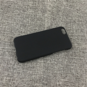 简约纯色黑色苹果6splus手机壳磨砂超薄iphone 6plus半包6/6s新款6sp
