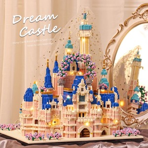 女孩拼装积木公主花束城堡小女生系列益智玩具儿童六一生日礼物