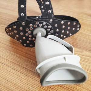 调教强制开口圣水器私处口塞深喉男玩具女奴性用品玩具硅胶