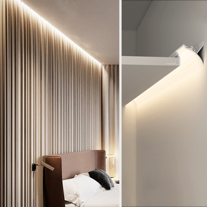 至御 无边框嵌入线性灯铝槽卧室客厅灯带过道洗墙悬空吊led线条灯