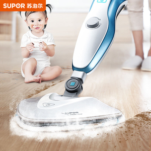 苏泊尔蒸汽拖把家用电动拖布清洁机多功能高温擦地机拖地机非无线