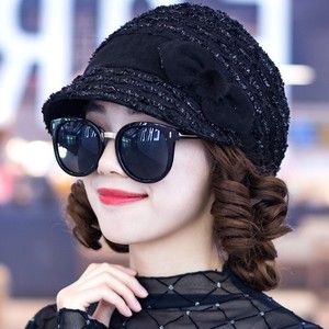 中老年帽子假发一体女卷发假发逼真自然戴帽子的假发头发透气发套