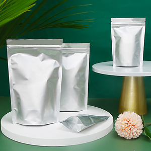 纯铝铝箔自立自封袋食品茶叶鱼饵锡箔纸狗粮猫粮密封包装避光定制