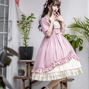 洛丽塔裙子少女萝莉塔洛丽lolita裙原创正版lo裙现货长袖春秋日常