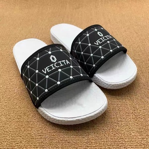 ve 外贸品牌拖鞋一字拖veicita男士透气时尚夏款秋款爆米花底拖鞋
