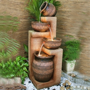 欧式流水喷泉客厅加湿器落地摆件室内招财家庭水景观鱼缸创意生财