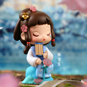 青壹坊正版红楼梦盲盒手办公仔娃娃摆件女孩创意网红生日礼物拆盒
