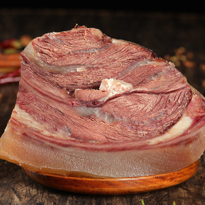 4斤牛头肉全熟新鲜牛头肉半成品熟食包邮冷冻牛杂牛肉带皮非整只