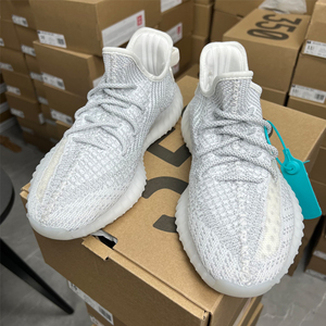 椰子鞋男350白满天星白色天使正版正品官网夏季网面透气莆田男鞋